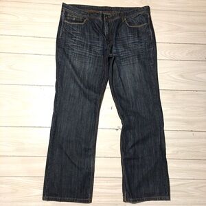 Blac Label Jeans Mens 42x33 Blue Denim Flap Pocket Baggy Y2K